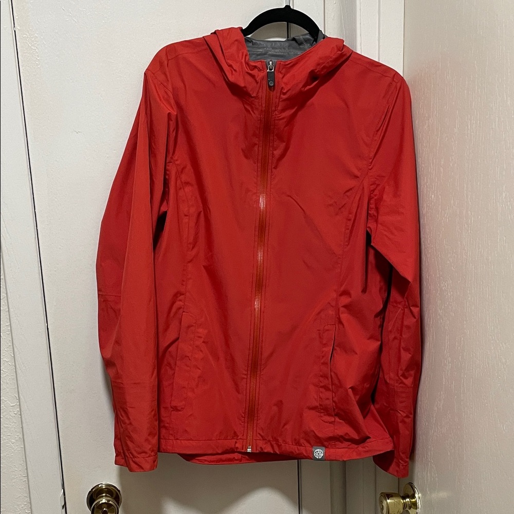 REI Coral Red Women's Rain Jacket